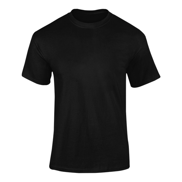 Personalized black t-shirt by ModFirst Apparel, showcasing unique designs and quality craftsmanship.