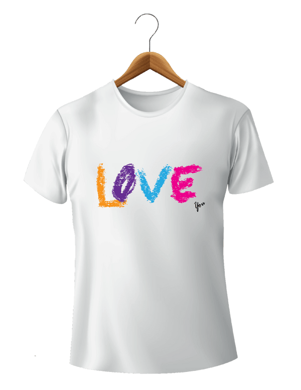 love you  White T-shirt