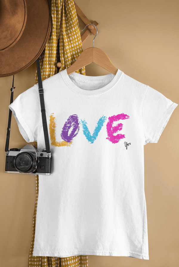 love you  White T-shirt